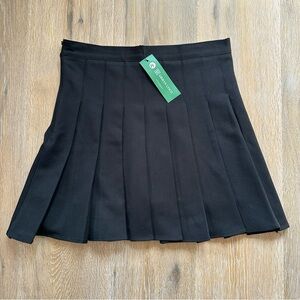 NWT Urban Coco Black Pleated Mini Skirt Shorts Tennis Prep Schoolgirl Uniform
